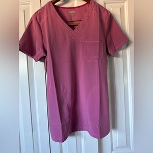 Scrub top and bottom